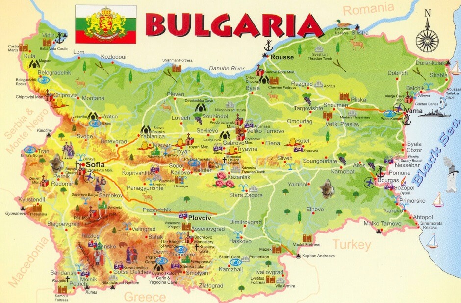 достопримечательности Болгарии